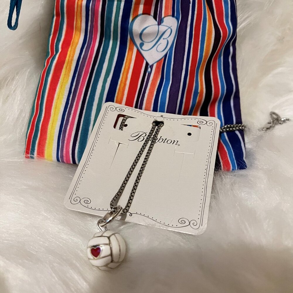 Brighton "I Love Volleyball" Necklace - Picture 2 of 3